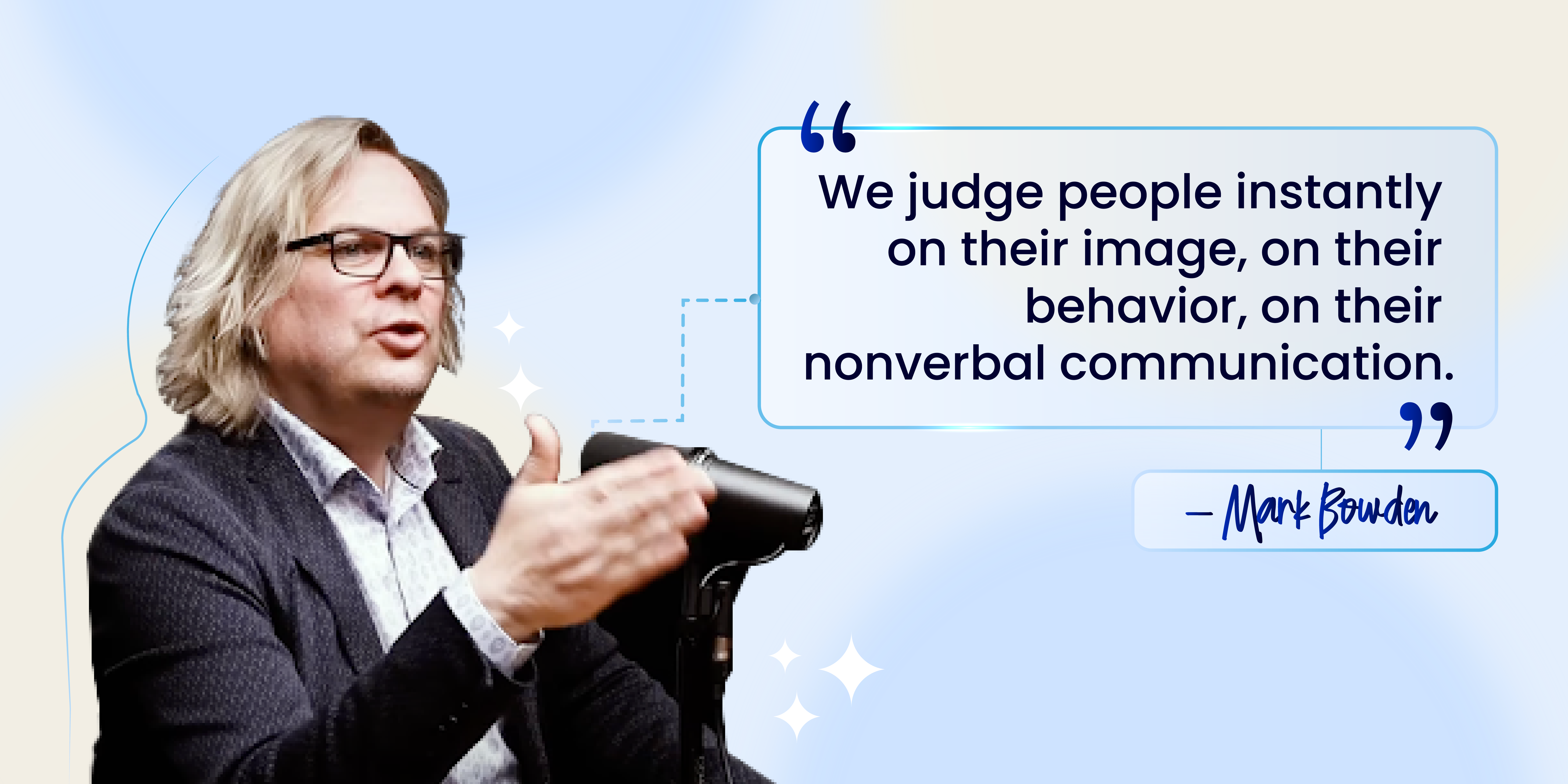 We judge people instantly Quote